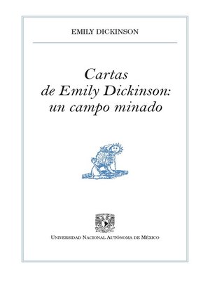 cover image of Cartas de Emily Dickinson